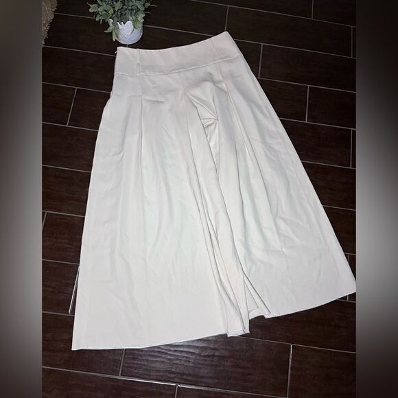 Parma Ivory high rised wide legged palazzo pants sz 16 - Picture 6 of 7